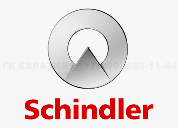 Ступень Schindler 800мм с 3 крашеными жёлтыми краями ролик R76мм 