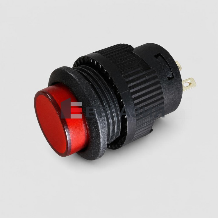 Кнопочный переключатель с красной подсветкой R16-503BD-R NON-LOCK RUICHI