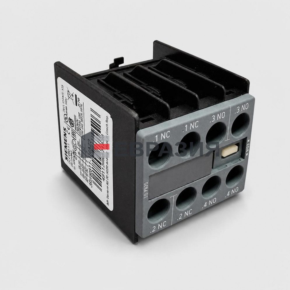 Блок дополнительных контактов 2NO+2NC 3RH6911-1HA22 Siemens