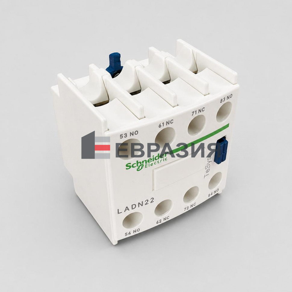 Блок дополнительных контактов 2NO+2NC LADN22C Schneider Electric