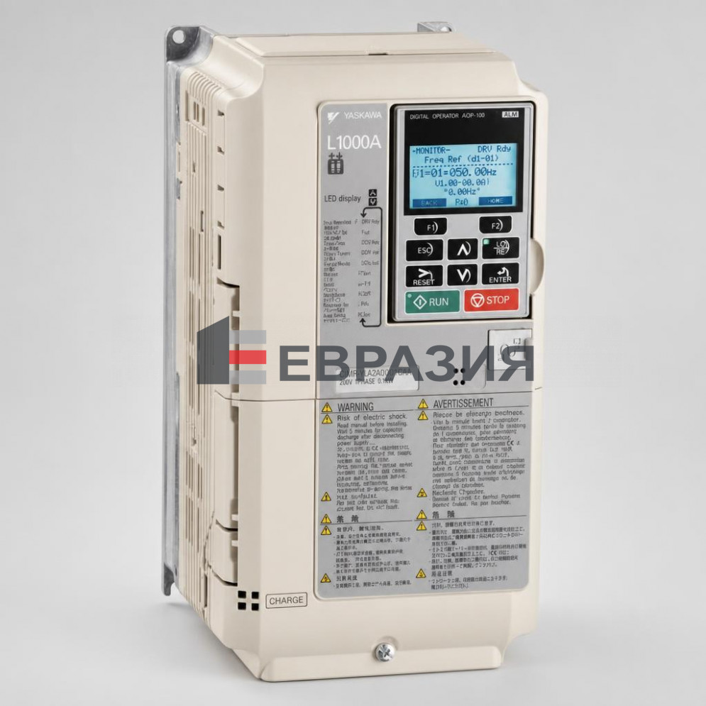 Частотный преобразователь  L1000A 1,5 кВт CIMR-LC4F0005BAC Yaskawa