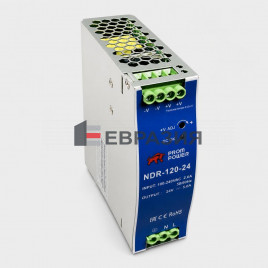 Импульсный источник питания 24В 5A 120Вт NDR-120-24