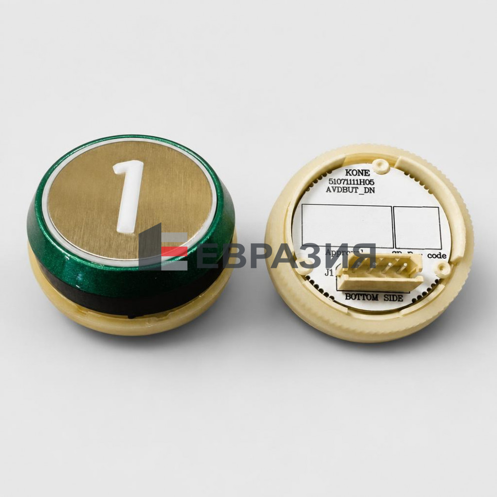 Кнопочный модуль "1" AVDBUT_DN 51071111H05 Kone