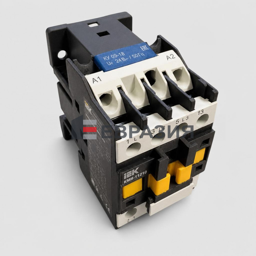 Контактор 12А 24V КМИ-11210 iEK