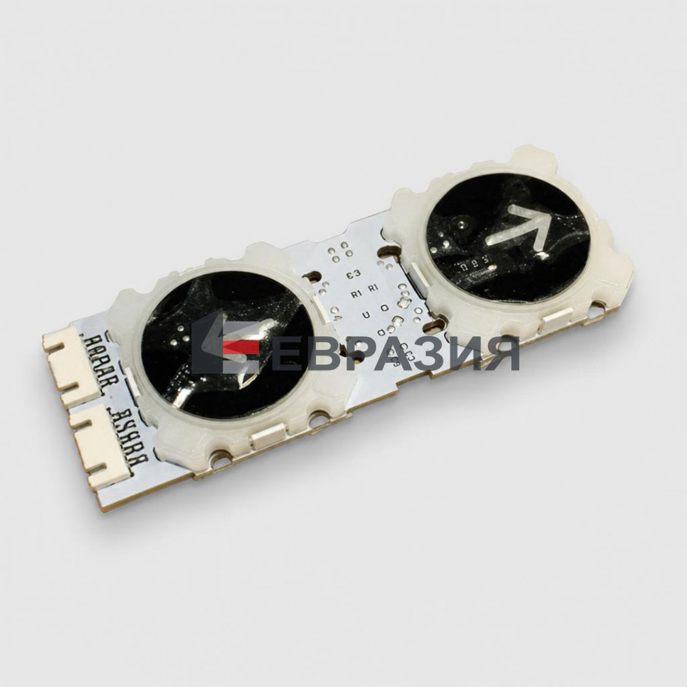 Плата вызывной панели на две кнопки красная индикация PCA436-02 AVOX Genemek