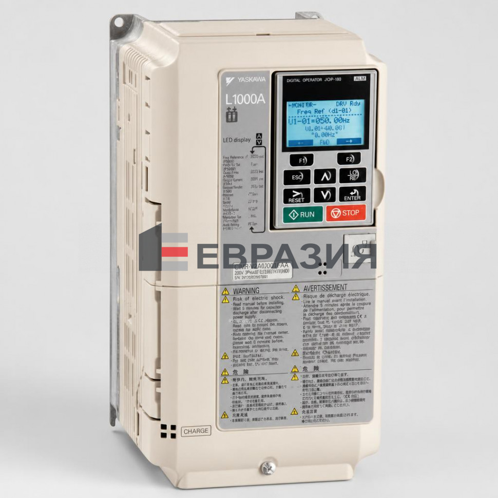 Частотный преобразователь  L1000A 90 кВт CIMR-LC4F0180BAC Yaskawa