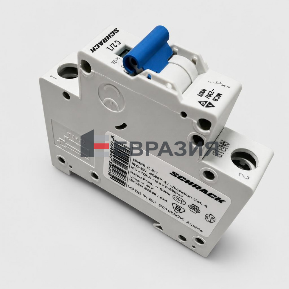 Автоматический выключатель 1P C2/1 BMS6 SCHRACK