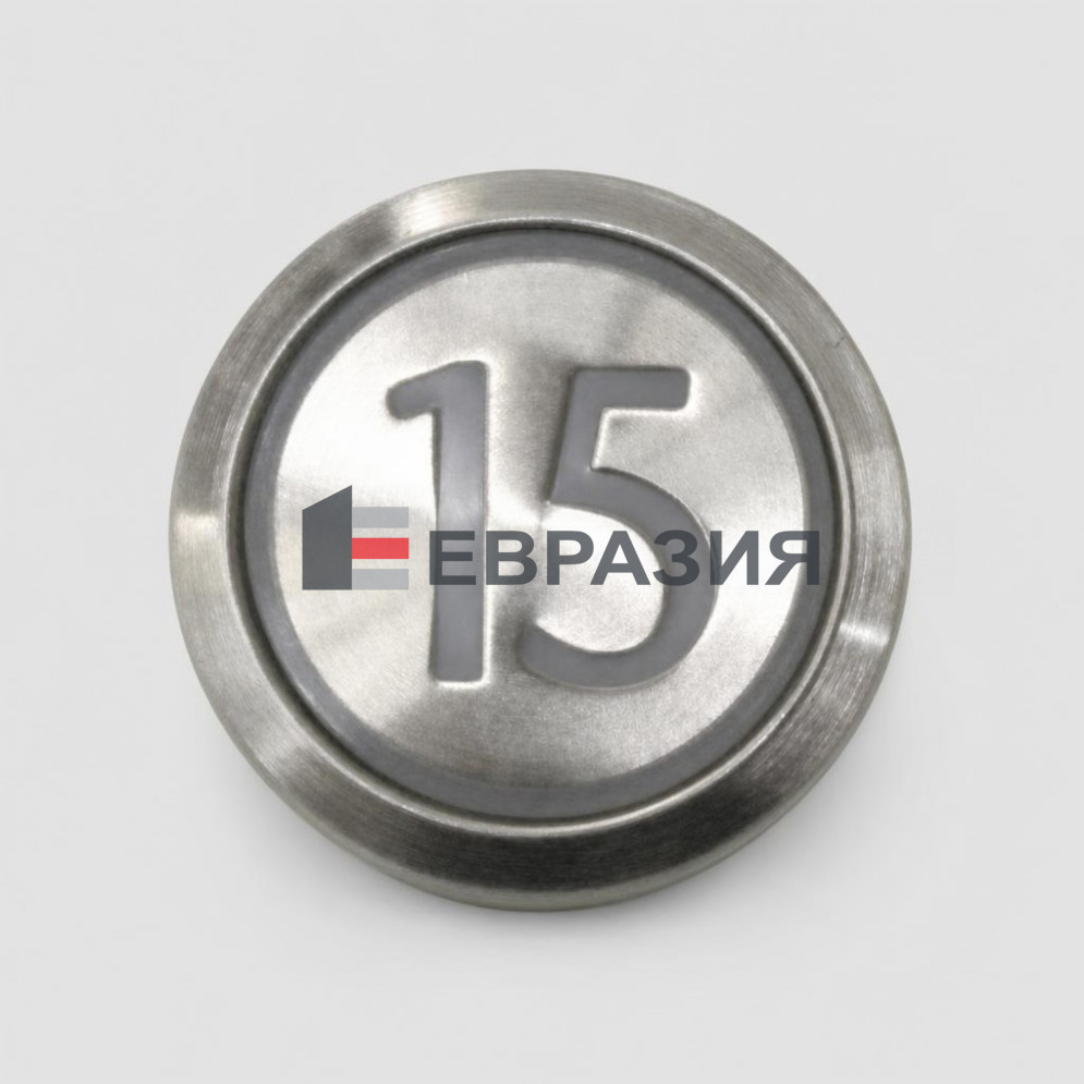 Кнопка приказа KONE AVDBUT, KM863050G017H015 белая подсветка