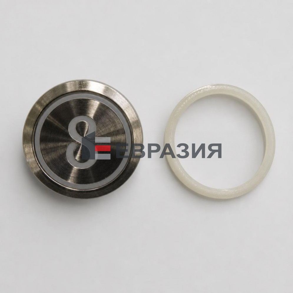 Кнопка приказа KONE AVDBUT, KM863050G017H008 белая подсветка