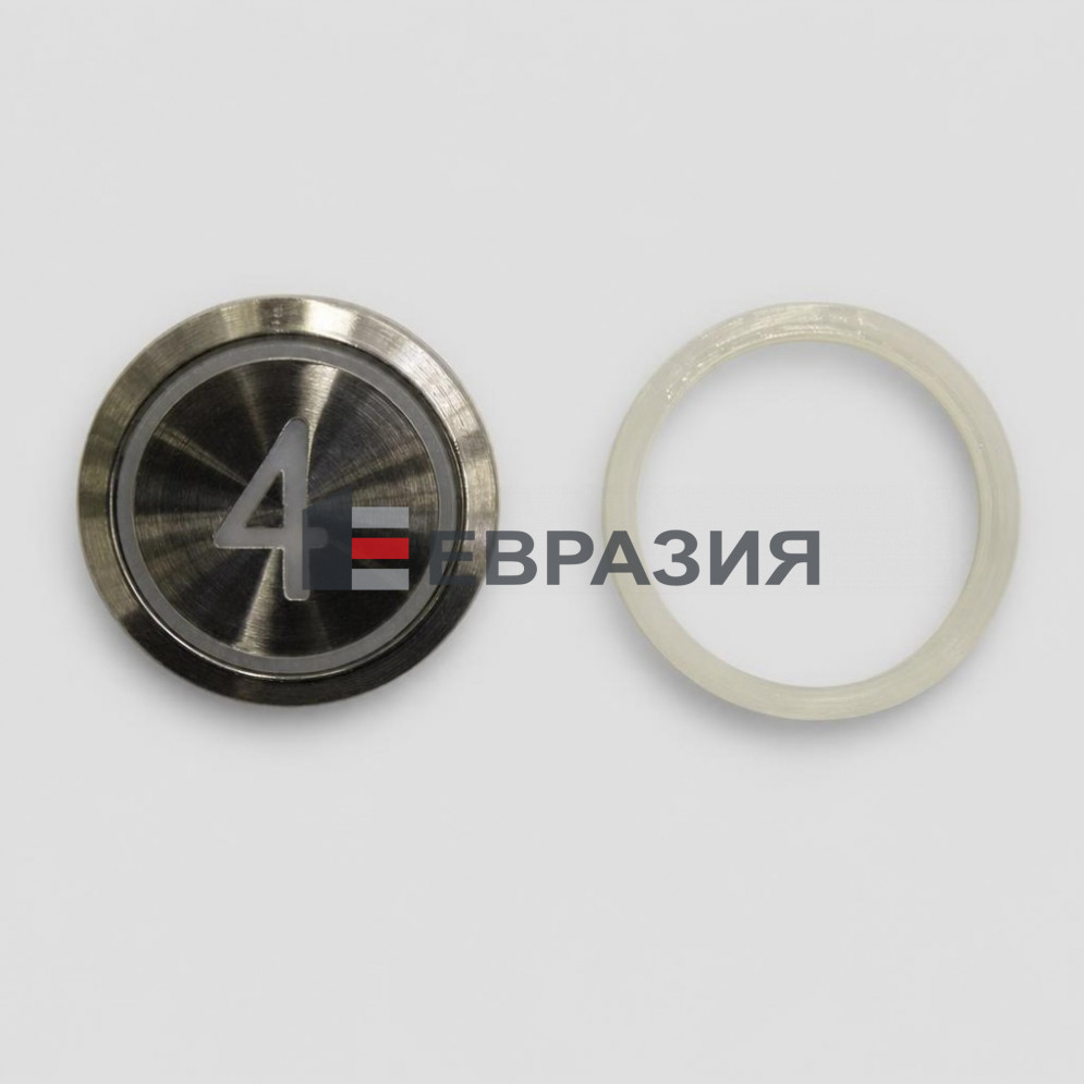 Кнопка приказа KONE AVDBUT, KM863050G017H004 белая подсветка