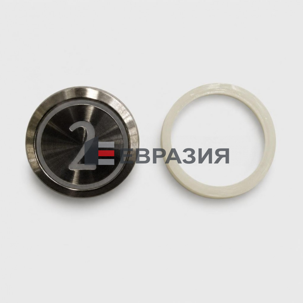 Кнопка приказа KONE AVDBUT, KM863050G017H002 белая подсветка