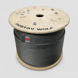 Канат стальной лифтовый 12,0мм PAWO F819 S-FC 8х19S-NFC 69,2кН Gustav Wolf