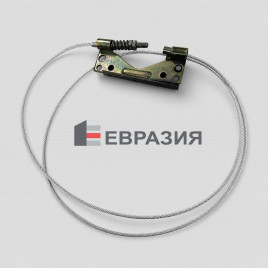 Тросик связи дверей кабины (с кронштейном крепления) d-3 мм L-1625 мм ECO HYDRA MIDI SUPRA Selcom